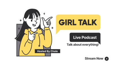 Girl Talk Podcast Facebook event cover Image Preview