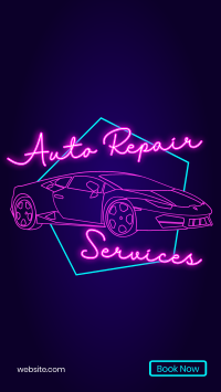 Neon Repairs Facebook story Image Preview