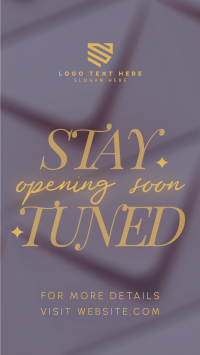 Stay Tuned Facebook Story Design