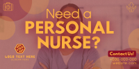 Modern Personal Nurse Twitter post Image Preview