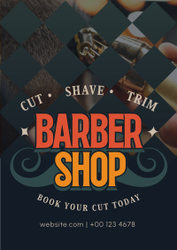 Barber Service Poster Design