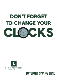 Daylight Saving Time Reminder Flyer Image Preview