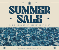 Retro Summer Sale Facebook post Image Preview