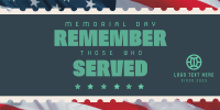 Remember Memorial Day Twitter post Image Preview