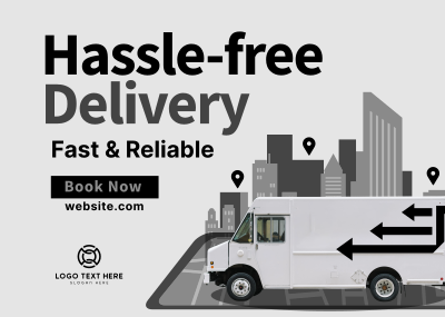 Reliable Delivery Service Postcard Image Preview