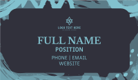 Painterly Abstract Shapes Business Card Preview