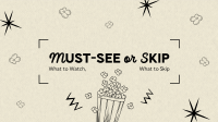 Quirky Movie Reviews YouTube Banner Design