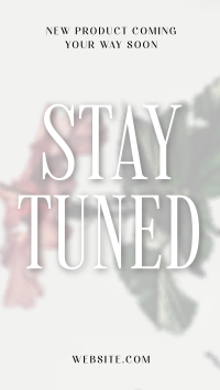 Minimalist New Product Stay Tuned  Instagram Reel Preview