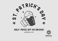 St. Patrick's Deals Postcard Image Preview