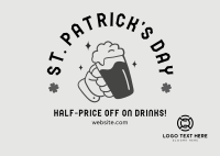 St. Patrick's Deals Postcard Design