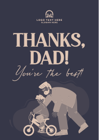 Thank You Best Dad Ever Flyer Image Preview