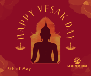 Celebrate Vesak Day Facebook post Image Preview