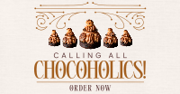 Chocoholics Dessert Facebook ad Image Preview
