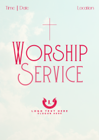 Sunday Worship Poster Design