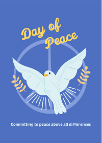 World Peace Dove Flyer Design