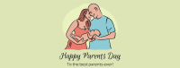 Young Happy Parents Facebook Cover Image Preview