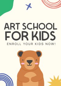 Art Class For Kids Poster Image Preview