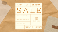 Minimal Conservative Season End Sale Facebook Event Cover Image Preview