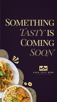 Tasty Food Coming Soon Instagram Reel Preview