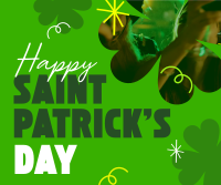 Fun Saint Patrick's Day Facebook Post Design