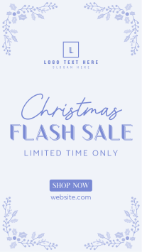 Christmas Flash Sale Facebook Story Design