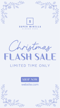 Christmas Flash Sale Facebook story Image Preview