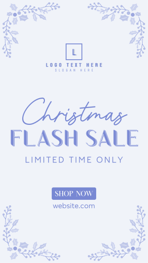 Christmas Flash Sale Facebook story Image Preview