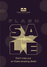 Flash Sale Now Poster Design