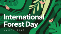 Abstract Forest Day Animation Design