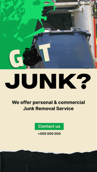 Junk Removal Service YouTube Short Image Preview