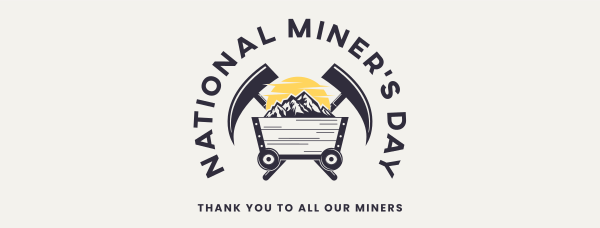 Miners Day Celebration Facebook Cover Design Image Preview
