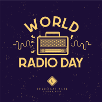 Simple Radio Day Instagram post Image Preview