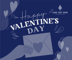 Valentines Day Greeting Facebook post Image Preview