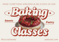 Modern Food Baking Postcard Preview