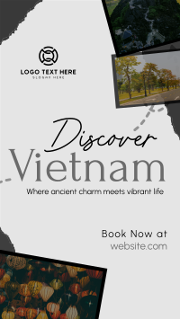 Vietnam Travel Tour Scrapbook Instagram story Image Preview