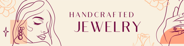 Women Jewelry Line art Etsy Banner Design Image Preview