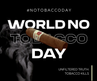 World No Tobacco Day Facebook Post Design