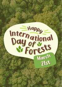 International Day of Forests  Poster Image Preview