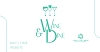 Wine and Dine Night Facebook Ad Design