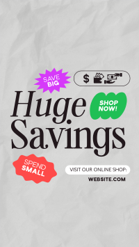 Huge Discount Promo Instagram Reel Image Preview