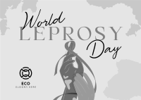 Leprosy Day Celebration Postcard Design