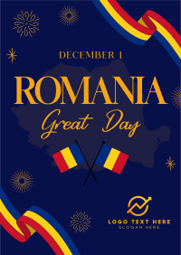 Romanian Great Day Flyer Design