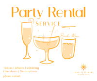 Cocktail Party Event Facebook Post Design