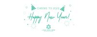 Cheers to New Year Facebook cover Image Preview