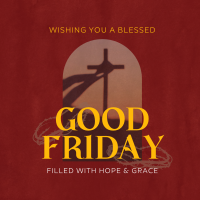 Good Friday Greeting Linkedin Post Image Preview