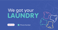 We Got Your Laundry Facebook Ad Design