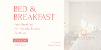 Bed and Breakfast Services Twitter post Image Preview