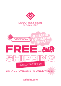 Worldwide Shipping Promo Flyer Image Preview