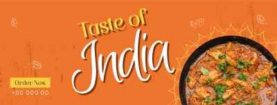 Taste of India Facebook cover Image Preview