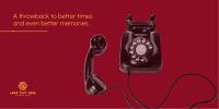 Telephone Side Twitter Post Design